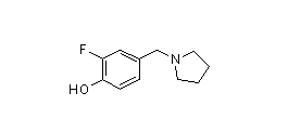 2-fluoro-4-(pyrrolidin-1-ylmethyl)phenol